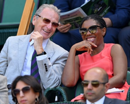 Conservative party leader,  Kemi Badenoch, enjoyed tickets to Wimbledon worth £1,360 from the All England Club.Photograph: Karwai Tang/WireImage