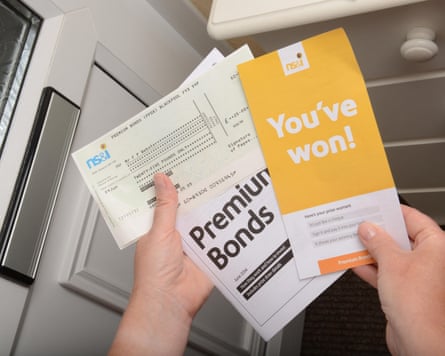 An AJ Bell freedom of information request revealed that 62% of all premium bond holders had never won a prize.Photograph: Finnbarr Webster/Alamy