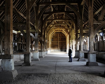Former poet laureate Sir John Betjeman described the barn as a ‘cathedral’.Photograph: Historic England
