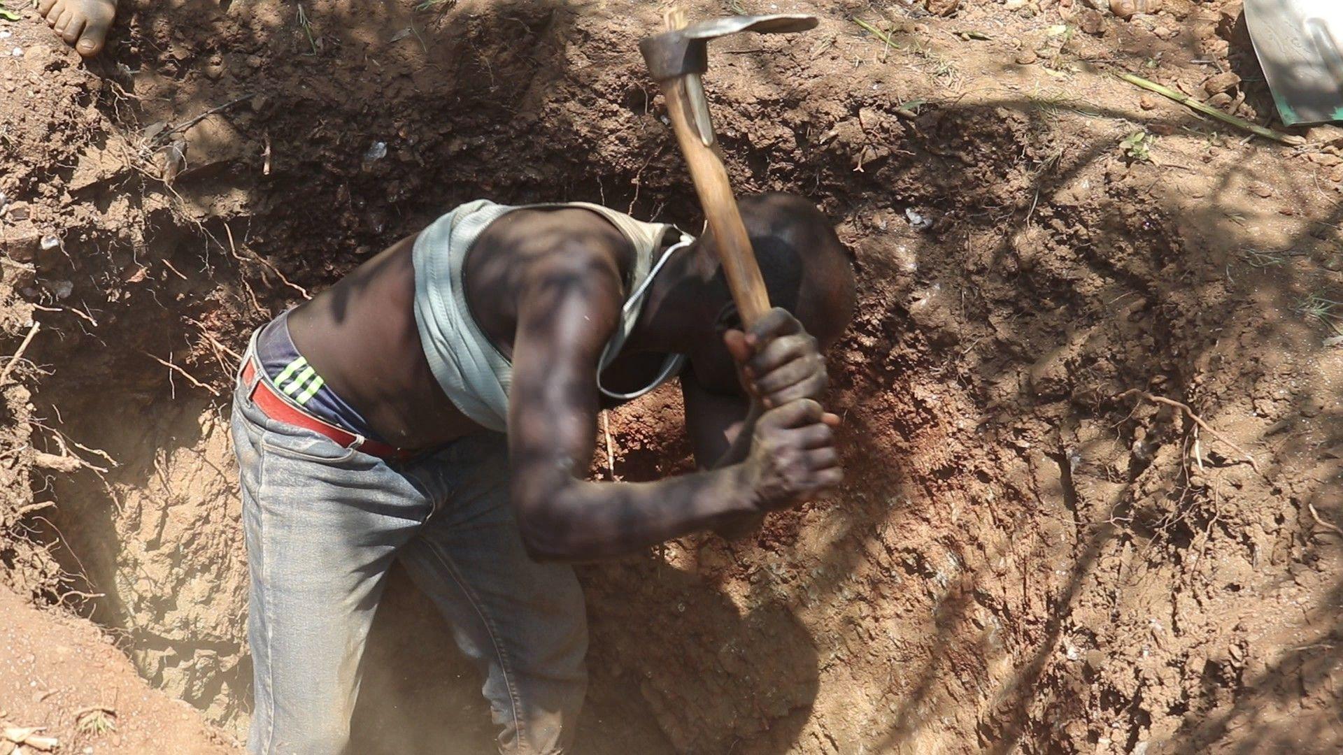 Image caption,As the search continues miners are digging ever-deeper holes