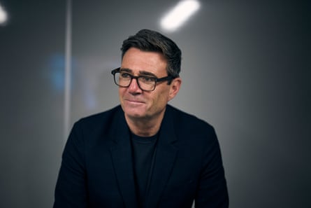 Andy Burnham has apologised for Labour’s handling of Gaza under Starmer.Photograph: Christopher Thomond/The Guardian
