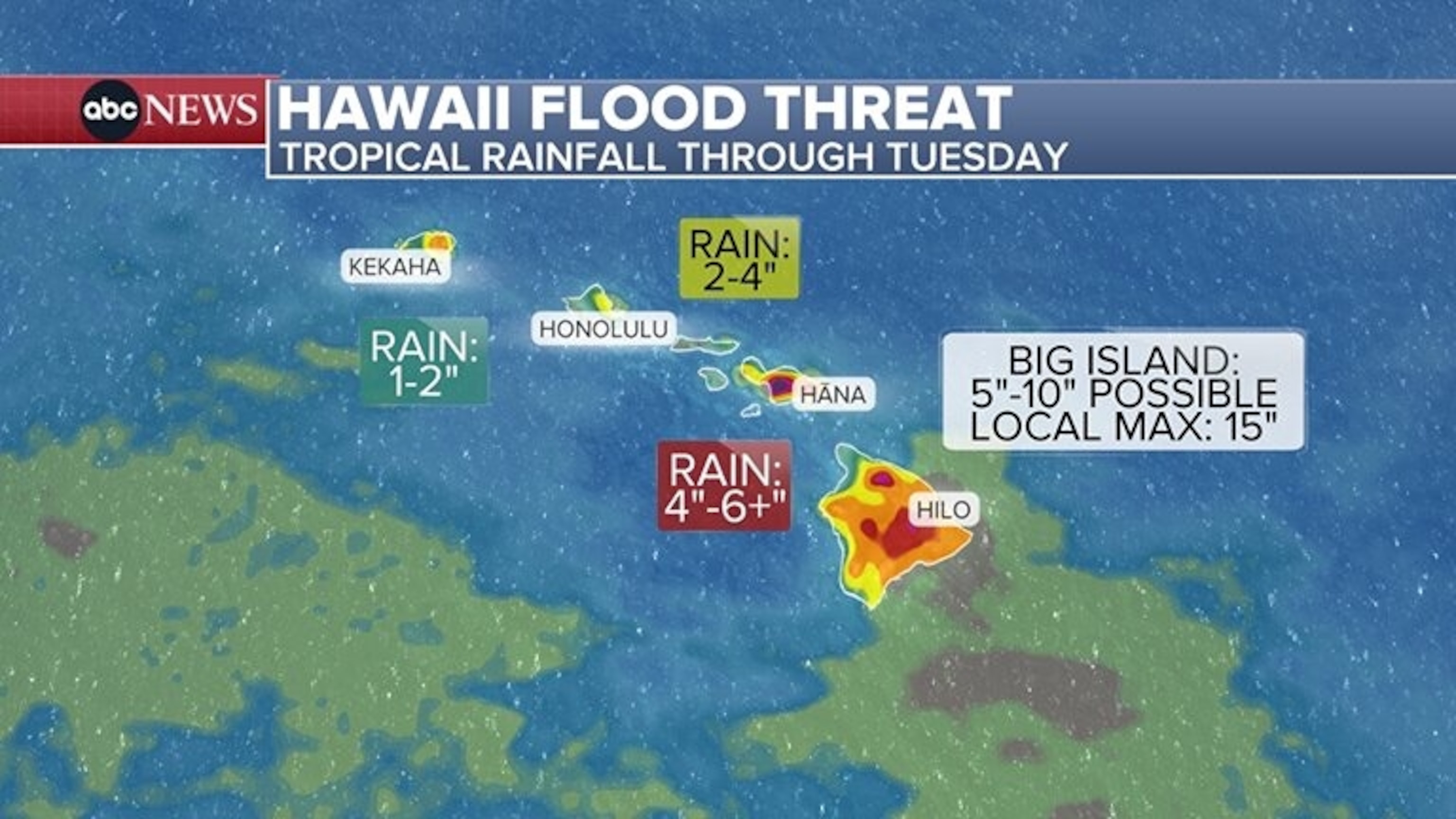 An ABC News graphic shows the forecast for Sunday, Aug. 23, 2026.ABC News