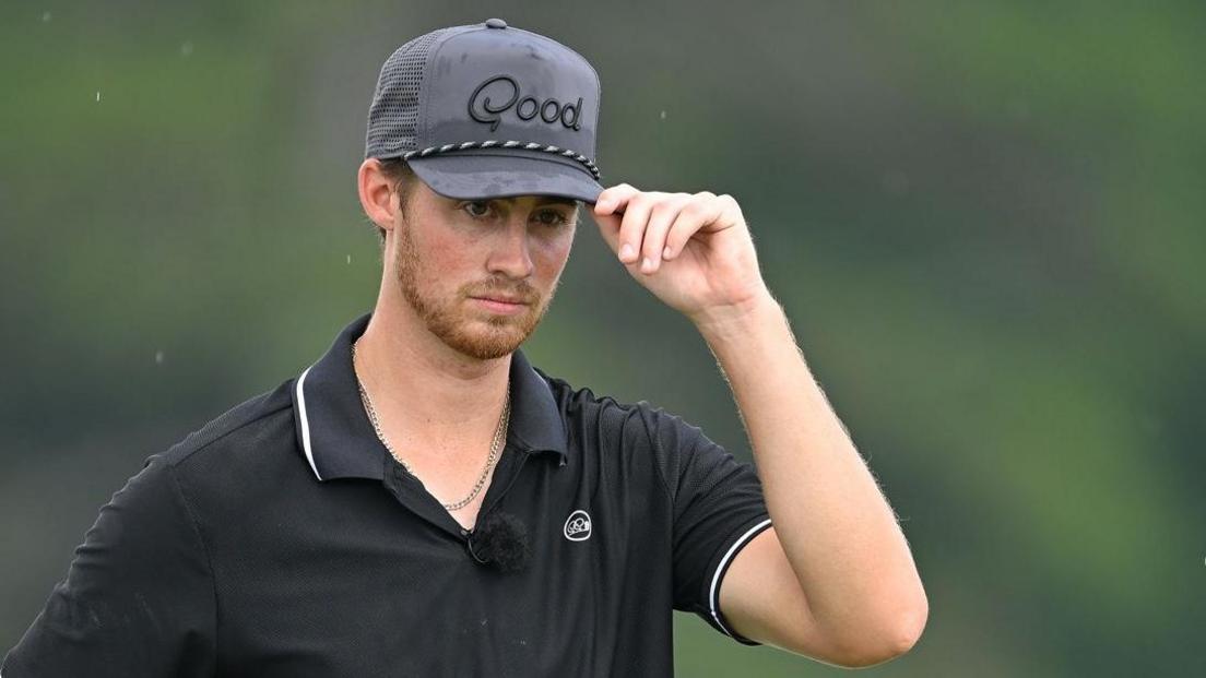 Image caption,YouTube creator Garrett Clark helped set up Good Good Golf with business partner Matt Kendrick and remains the primary on-camera face of the brand