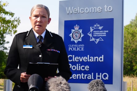 Cleveland police chief constable Victoria Fuller said it was an ‘incredibly sad day’.Photograph: Owen Humphreys/PA