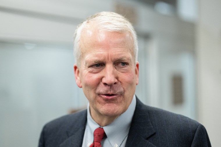 Sen. Dan S. Sullivan, R-Alaska, placed second in the primary last week.Bill Clark / CQ-Roll Call via Getty Images file