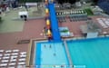 Sibiu Aqua Park in Romania, which banned Romani children from entering.Photograph: Facebook