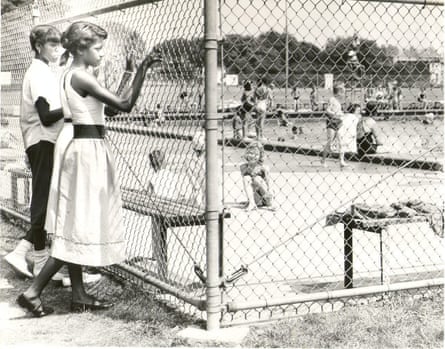 In 1952, 17-year-old Mamie Livingston (right) challenged racial segregation in Baltimore, Maryland, by seeking admission to a whites-only public swimming pool.Photograph: Afro-American Newspapers Archives and Research Center, Baltimore