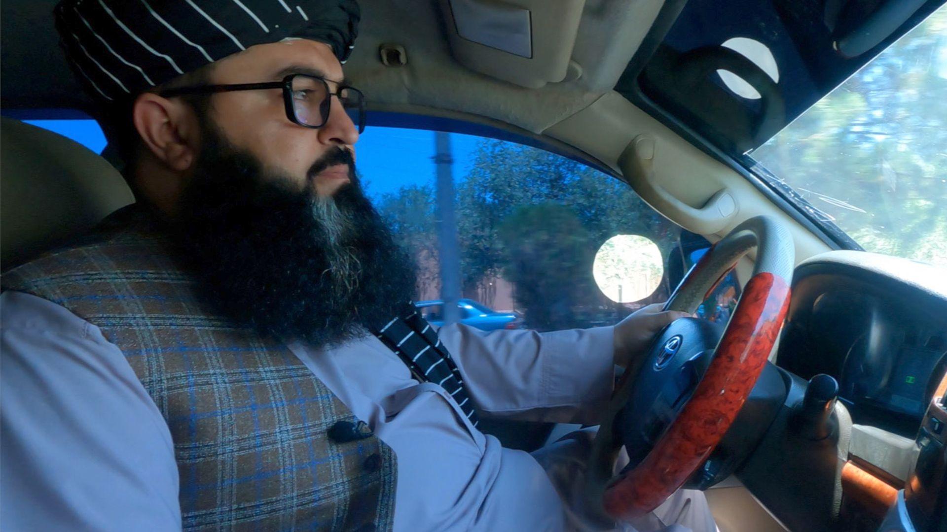 Image caption,Habibullah Badr says that in the past he was involved in operations involving suicide attacks