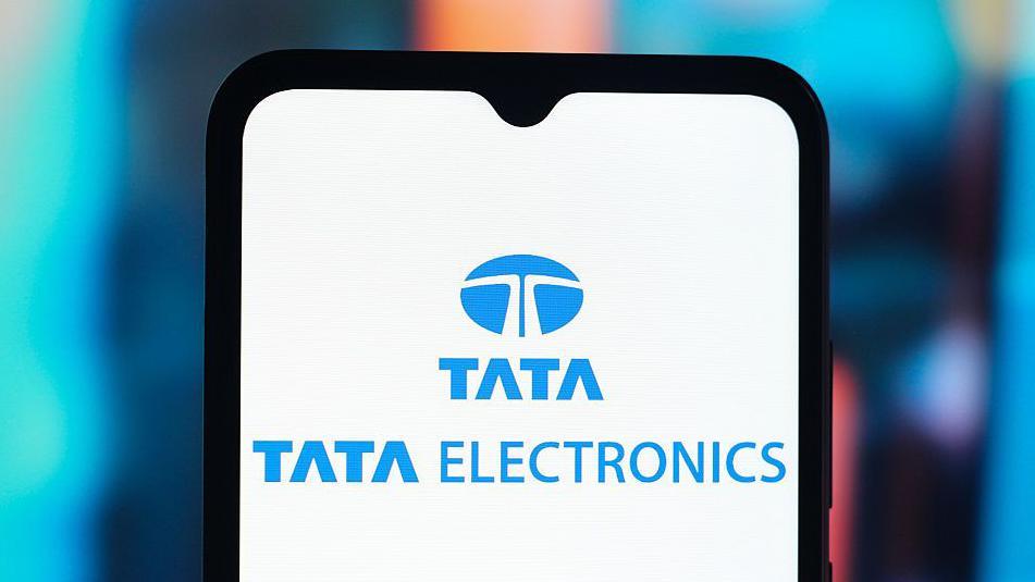 Image caption,Tata Electronics is building India's first commercial semiconductor fabrication (fab) facility
