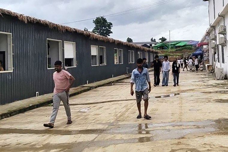 Hundreds of Indian nationals are trapped at a new scam compound in Myanmar, where two of them told NBC News they are tasked with defrauding Indian Americans.Obtained by NBC News