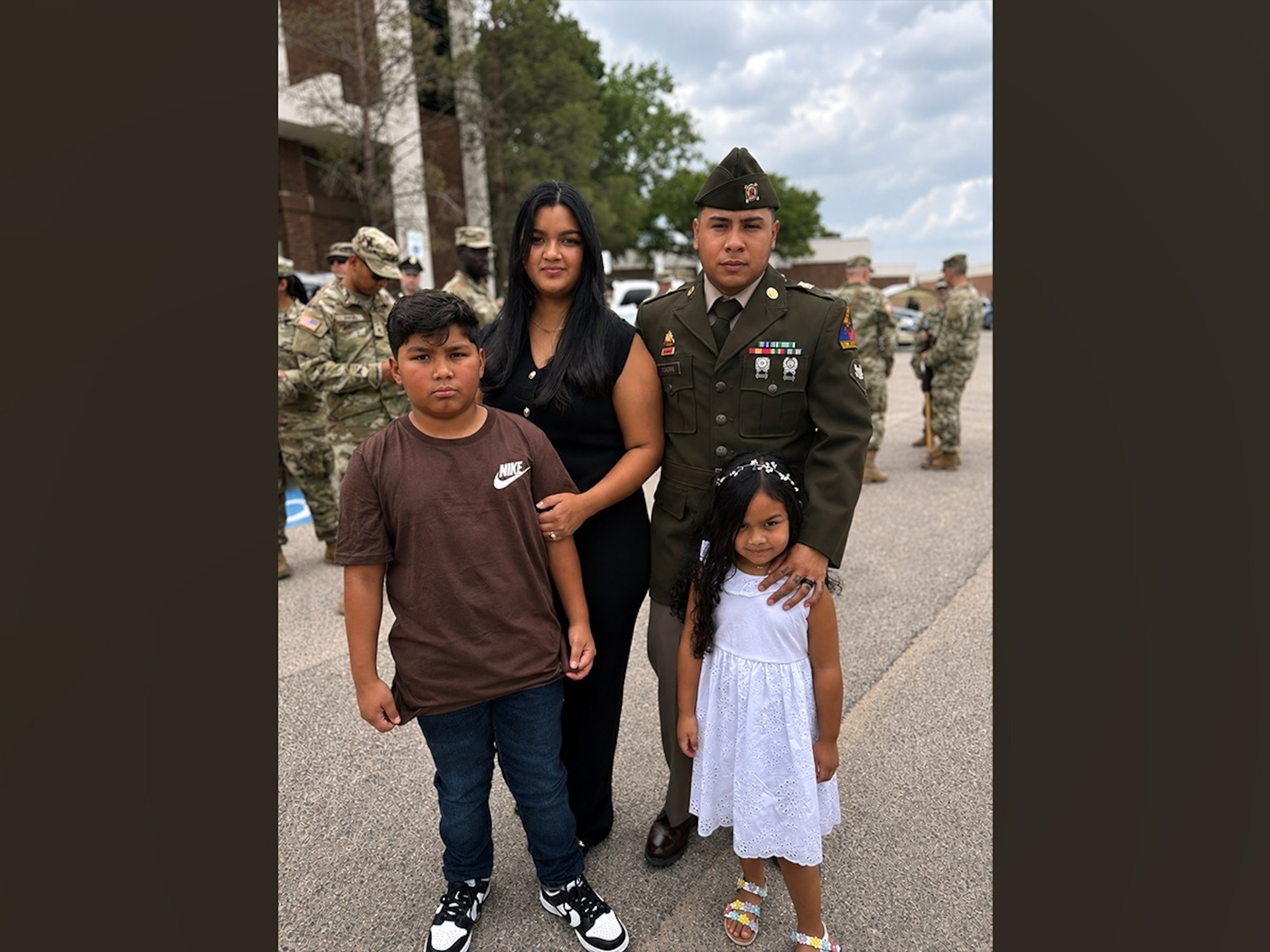 Army Sgt. Hedar Leonel Turcios Juarez 'wife was detained by masked ICE officers outside a Walmart as their six-year-old daughter watched.Army Sgt. Hedar Leonel Turcios Juarez