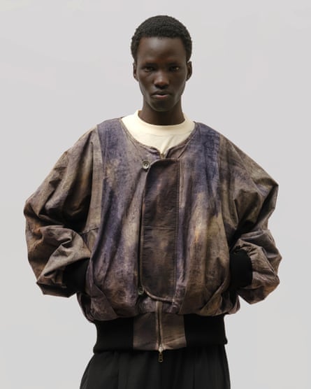 Gathering’s Roly Poly hand-painted jacket.Photograph: Gathering Textiles