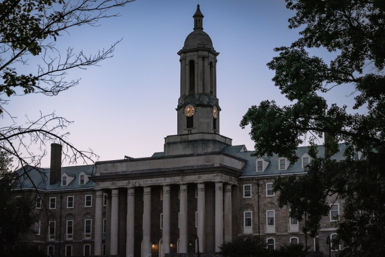 The Old Main building at Penn State University in State College, Pa.Islam Daghestani / iStockPhoto via Getty Images file