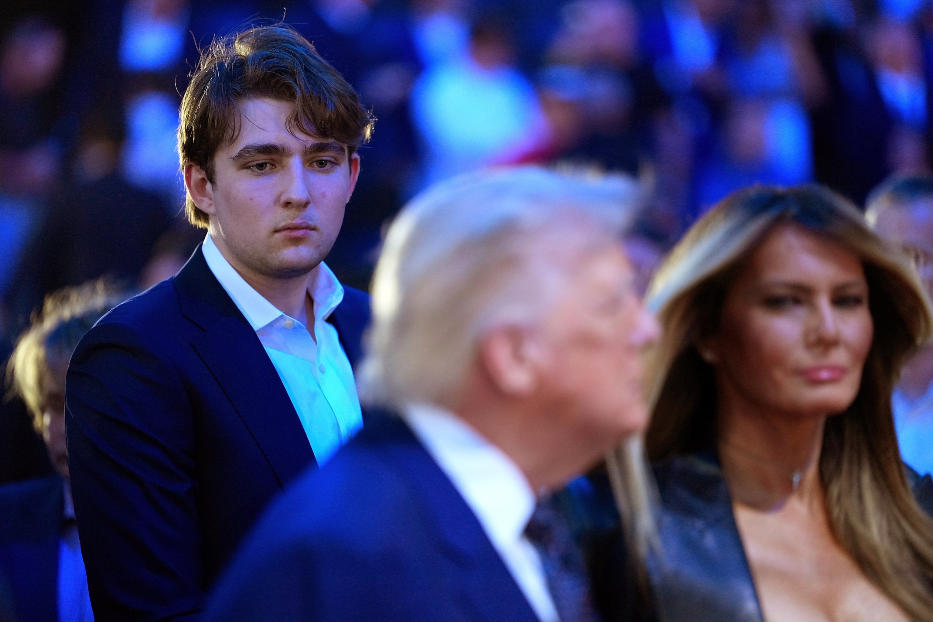 Barron Trump attends the UFC Freedom 250 event on the South Lawn at the White House, June 14, 2026 in WashingtonJeff Bottari/Zuffa LLC via Getty Images
