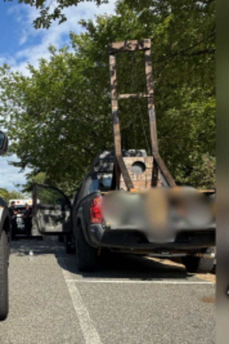 The pickup truck was parked along the 100 block of East Capitol Street.U.S. Capitol Police