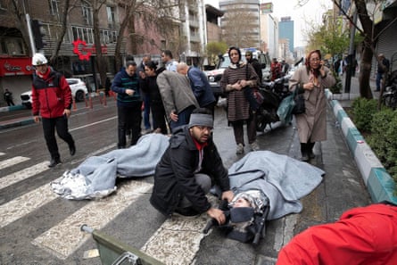 Casualties in Tehran of an airstrike during the 40-day US-Israeli war on Iran, taken by Yalda Moaiery on 15 March.Photograph: Yalda Moaiery/Reuters