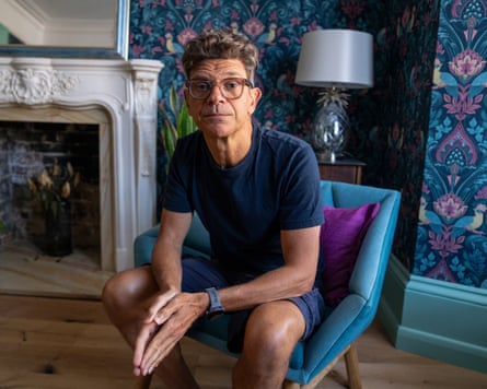 James Allchurch lost his own flat and another he rented out in the Spectrum Building fire.Photograph: Antonio Olmos/The Guardian