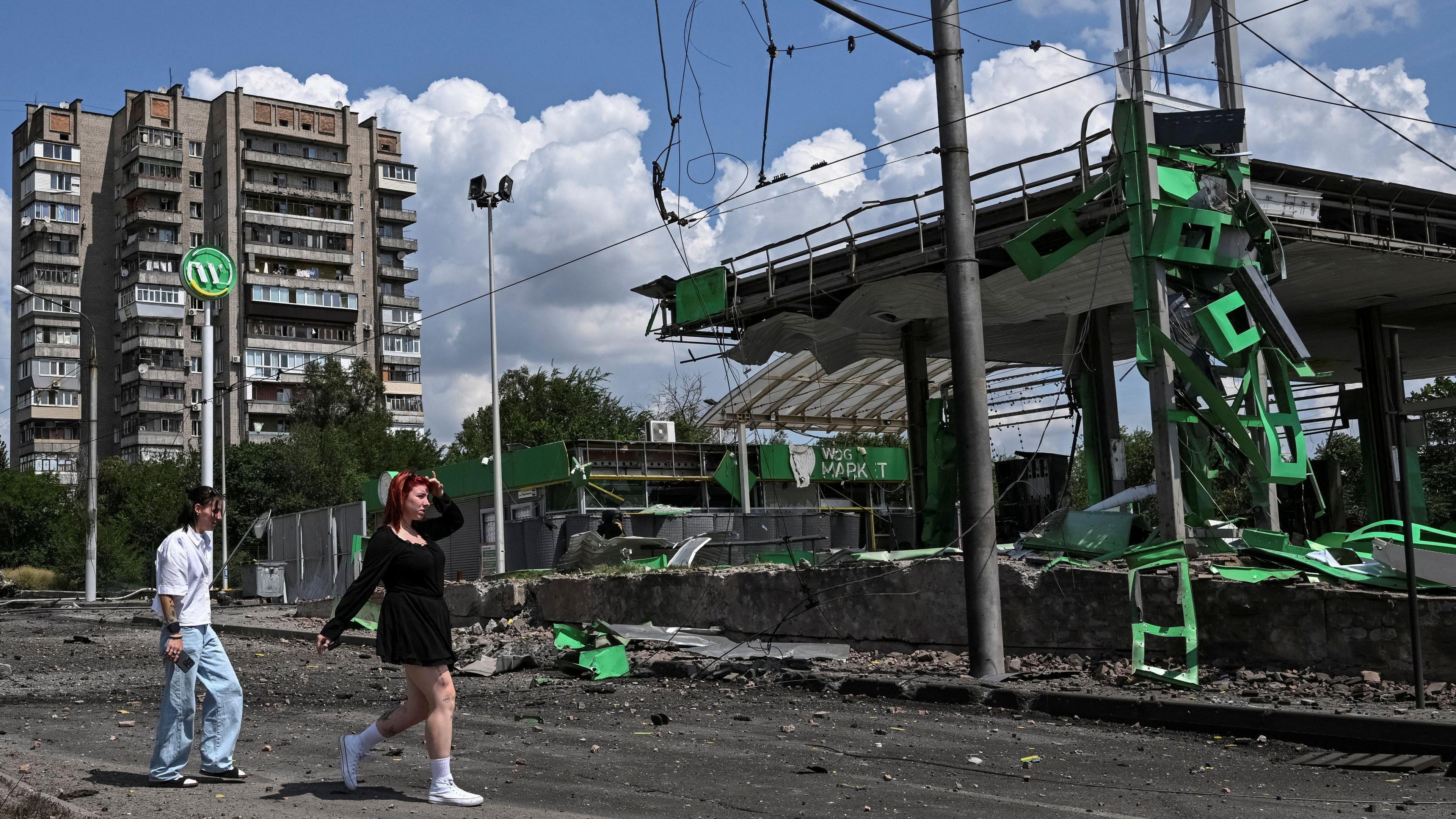 Image caption,Despite the deadly attacks, analysts say the impact on Ukraine's fuel supplies is small
