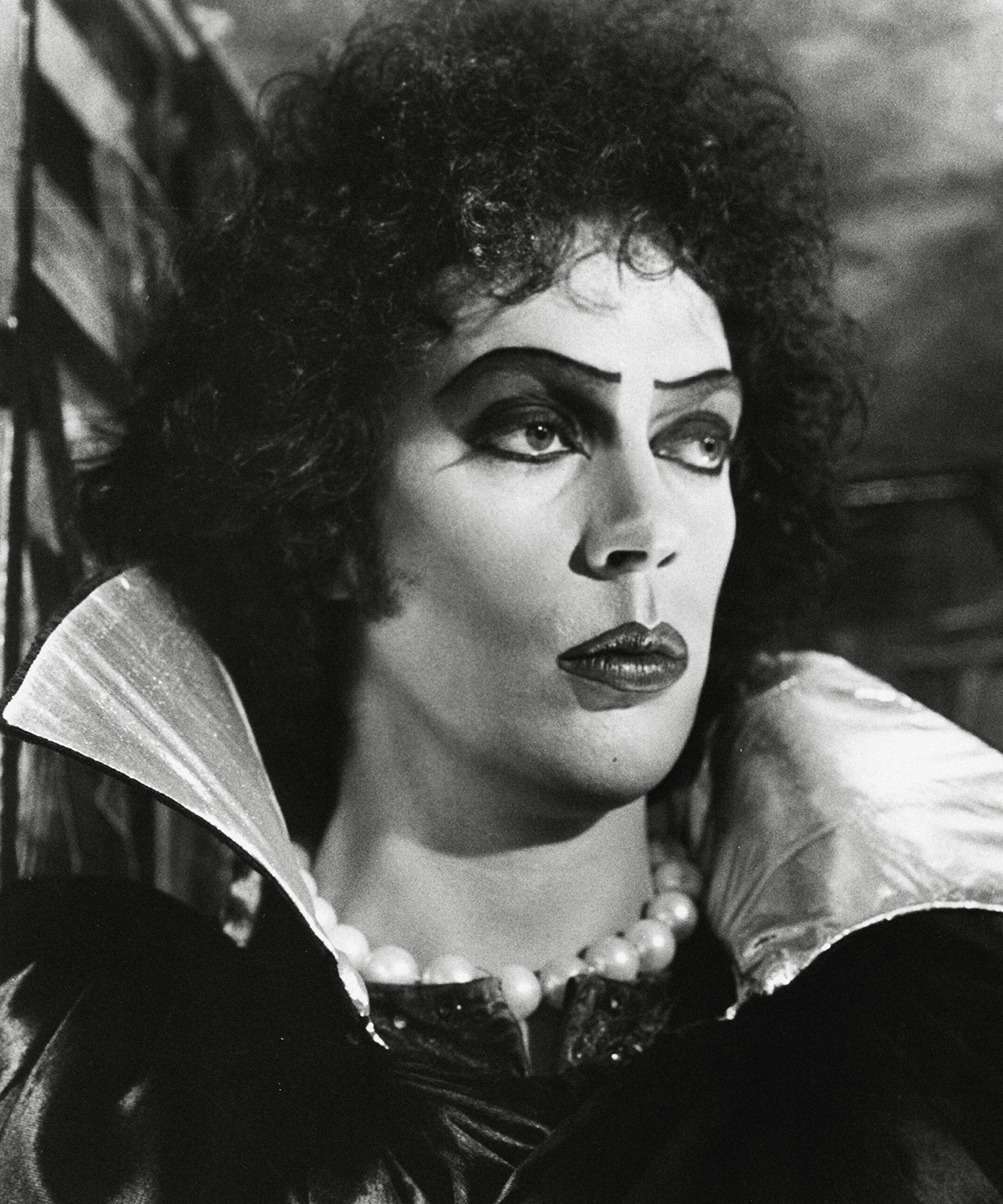 Tim Curry in the role of Frank-N-Furter in the 1975 movie "The Rocky Horror Picture Show."20th Century Fox via Shutterstock