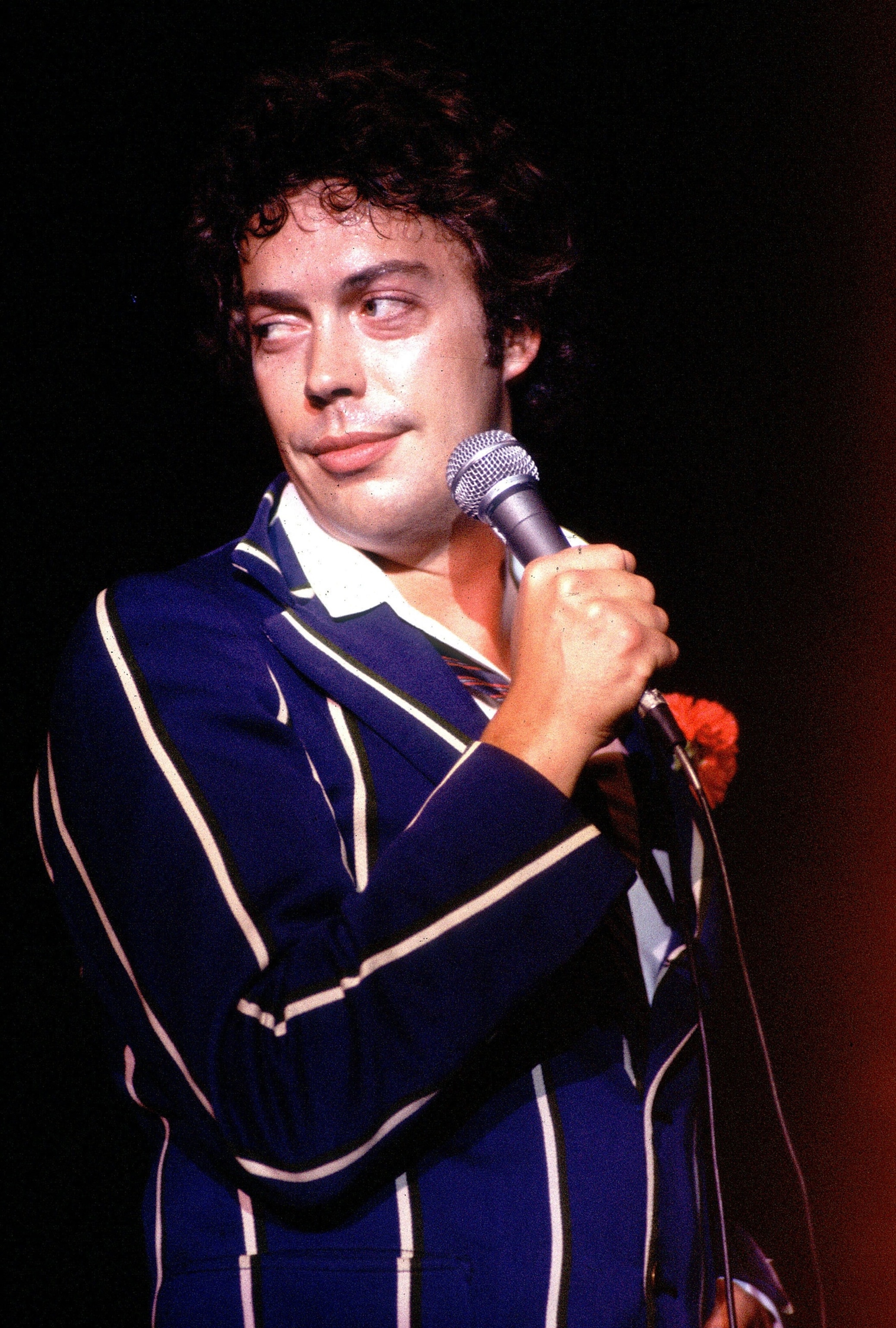 Tim Curry sings on stage in Chicago, Oct. 1, 1978.Paul Natkin/WireImage via Getty Images