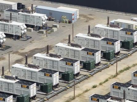 A NJDEP spokesperson confirmed that the agency ‘has issued no permits, nor are any permit applications under review for power generators at the DataOne facility in Vineland’.Photograph: Evan Simon/Floodlight