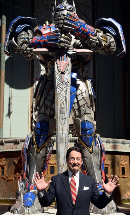 Peter Cullen, seen here in 2014, voiced Optimus Prime from 1984.Photograph: Jim Ruymen/UPI/Shutterstock