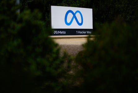 Meta’s headquarters in Menlo Park, California.Photograph: Bloomberg/Getty Images