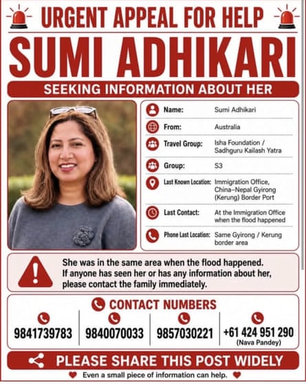 Sumi Adhikari was travelling as part of an Isha Foundation pilgrimage.Illustration: supplied