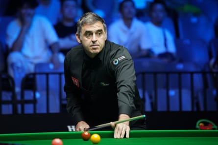 The real Ronnie O’Sullivan in action.Photograph: Tai Chengzhe/VCG/Getty