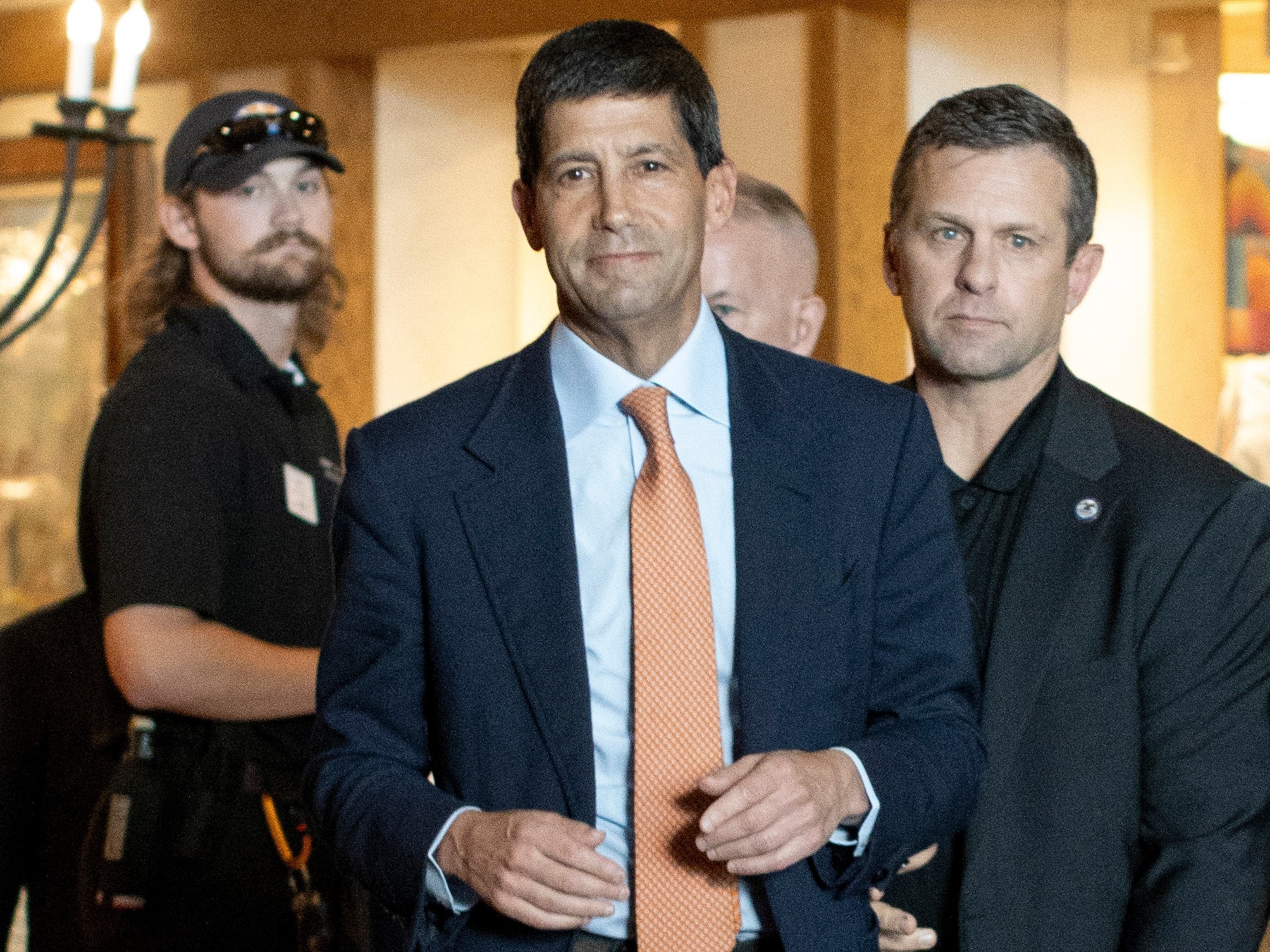 Federal Reserve Chairman Kevin Warsh arrives at the Jackson Hole Economic Symposium August 27, 2026 in Jackson Hole, Wyoming.Natalie Behring/Getty Images