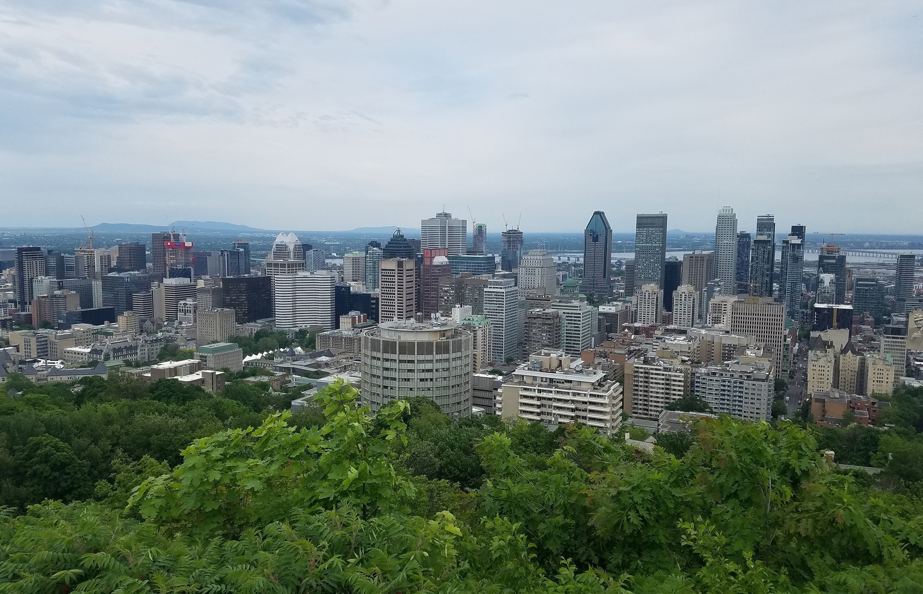 Downtown Montreal is just over an hour north of Plattsburgh, New York.Jared Kofsky/ABC News