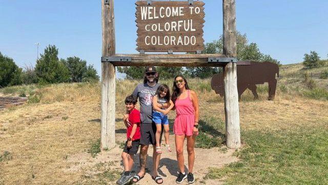 Image caption,Colorado mother Ciara Fernandez Faber's son called Parton 'the Book Queen'