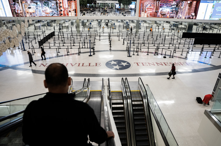 The proposal to rename the airport will be addressed at the Metro Nashville Airport Authority’s meeting on Sept. 17.Seth Herald / Getty Images file