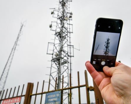 The UK’s main mobile operators are investing heavily in 5G standalone tech such as upgrading masts. However, they say planning rules  are delaying even simple upgrades.Photograph: Ben Birchall/PA