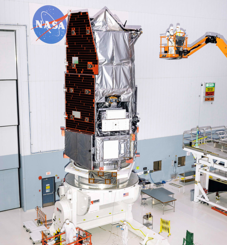 Though the Roman telescope is often compared to Hubble, which launched in 1990 and has captured some of the most dramatic and memorable views of the cosmos, Roman’s capabilities far outpace its predecessor’s.Jason Andrew for NBC News