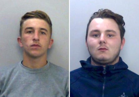 Jessie Cole and Albert Bowers, who were each jailed for 13 years over the killing of PC Harper, had been eligible for early release under the Sentencing Act until Burnham’s intervention.Photograph: Thames Valley police/PA