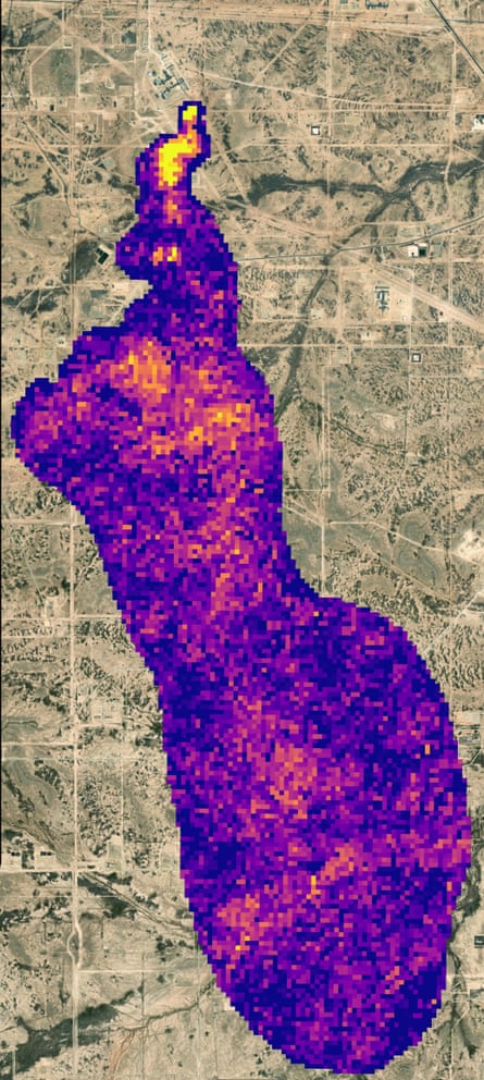 A major methane leak detected in the US in June.Illustration: UNEP’s International Methane Emissions Observatory