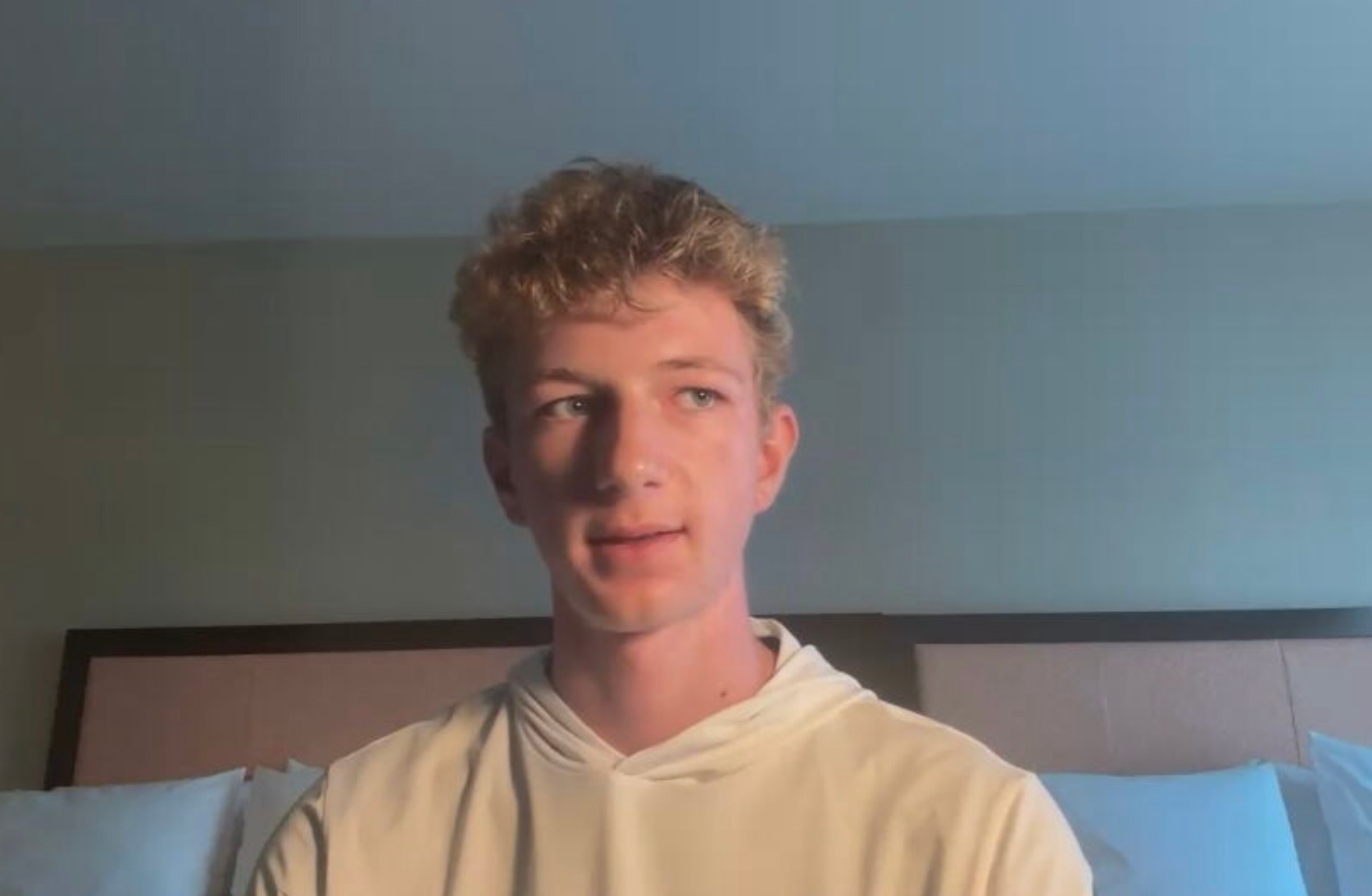 Gabriel Bergemann speaks about his horrific race to safety during a flash flood at the Grand Canyon in Arizona, August 29, 2026.ABC News