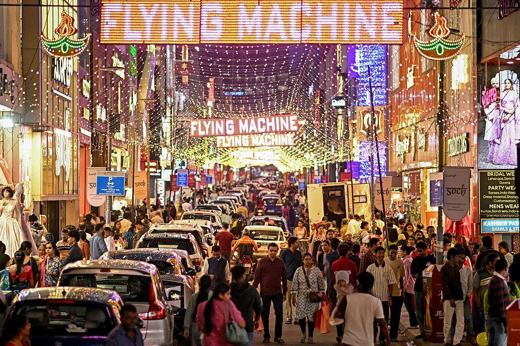Image caption,India's consumer market is growing fast as discretionary incomes rise