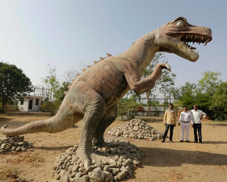 ‘Jurassic Park of India’ … a dinosaur museum in Raiyoli.Photograph: Ajit Solanki/AP