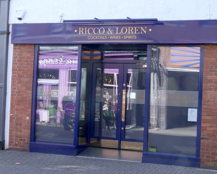 The alleged assault took place outside the Ricco & Loren bar in Lichfield.Photograph: Phil Barnett/PA