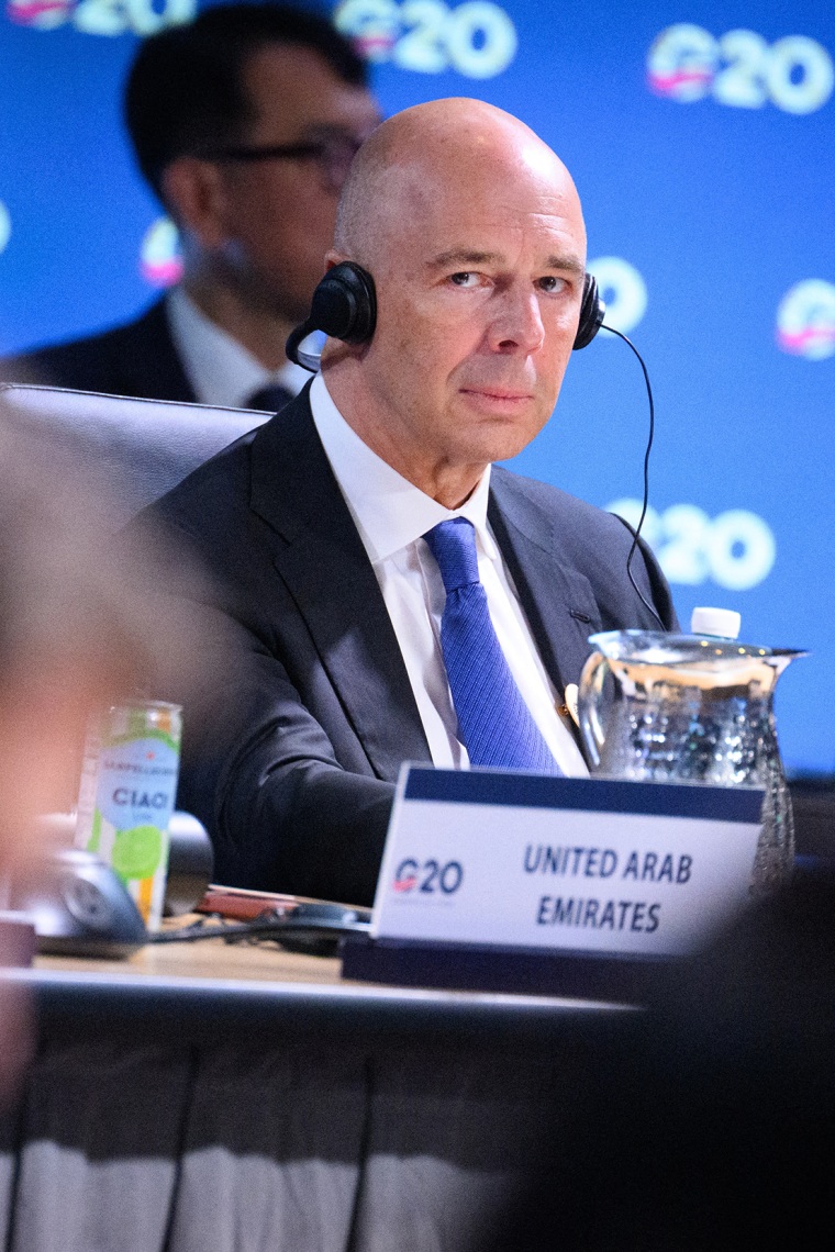Anton Siluanov at the G20 meeting in Asheville on Monday.Bernd von Jutrczenka / dpa/picture alliance via Getty Images