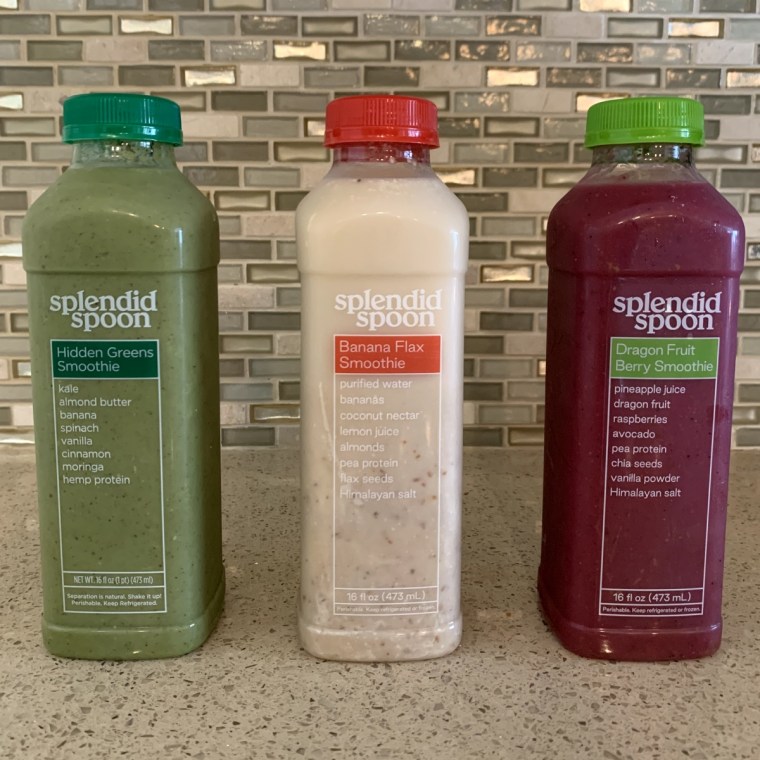 The service's smoothies, which have a blend of vegetables, fruits and antioxidants, come in handy when I don't have time to meal prep.Courtesy Mili Godio