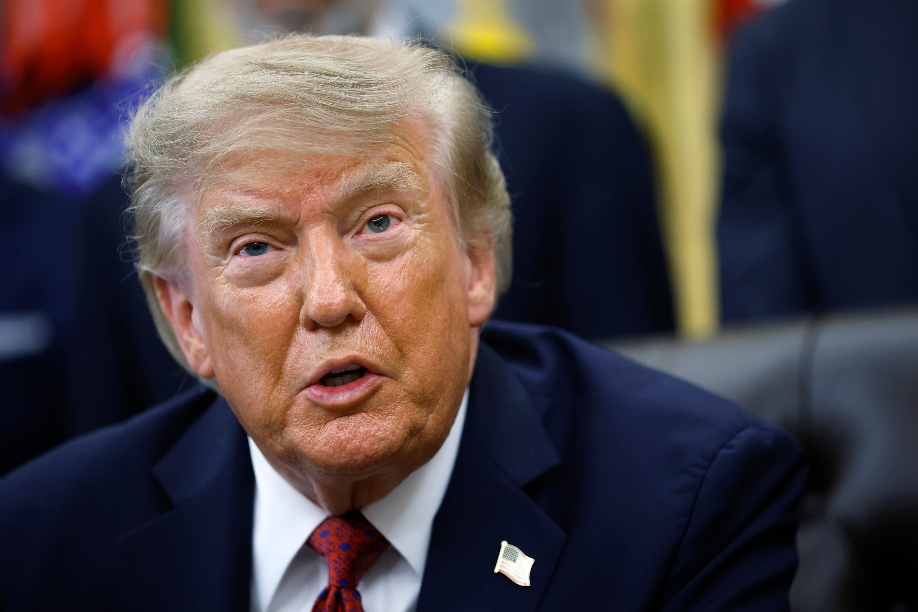 Donald Trump speaks in the Oval Office at the White House on August 31, 2026 in Washington, DC.Kevin Dietsch/Getty Images