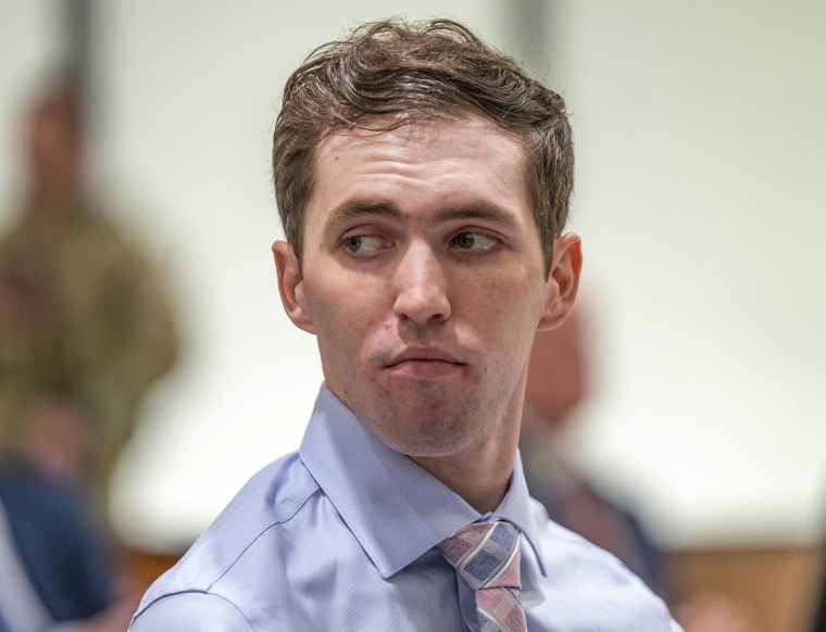 Tyler Robinson at a hearing in Provo, Utah, on Dec. 11.Rick Egan / Pool via Getty Images file
