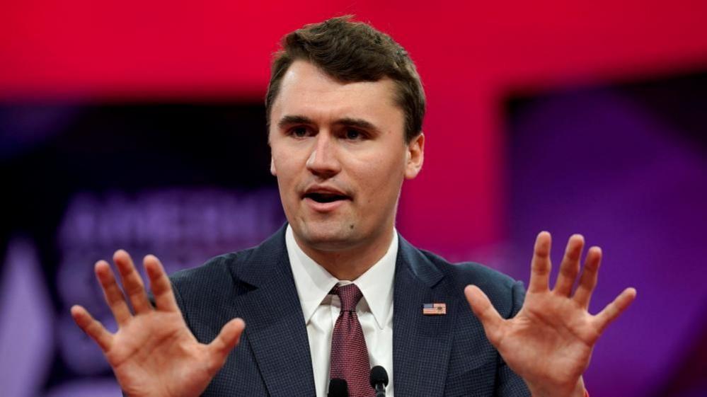 Image caption,Kirk was credited with helping propel the youth vote for Trump
