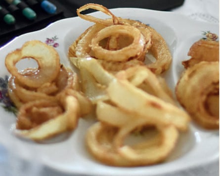 ‘Fried calamari without the calamari’. Álvarez says the recipes were recreated and shared with friends and family.Photograph: Berta Álvarez Acal
