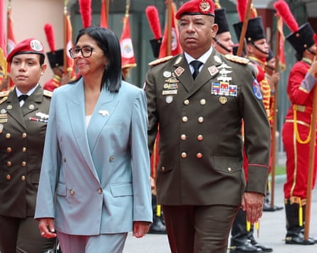 Delcy Rodríguez, Venezuela’s unelected interim president, has said the deal had ‘endless’ benefits.Photograph: Venezuelan Presidency/AFP/Getty Images