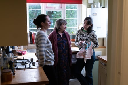 Kate O’Flynn, Marion Bailey and Alice Bailey Johnson in Tender Loving Care, directed by Mike Leigh.Photograph: International Film Festival