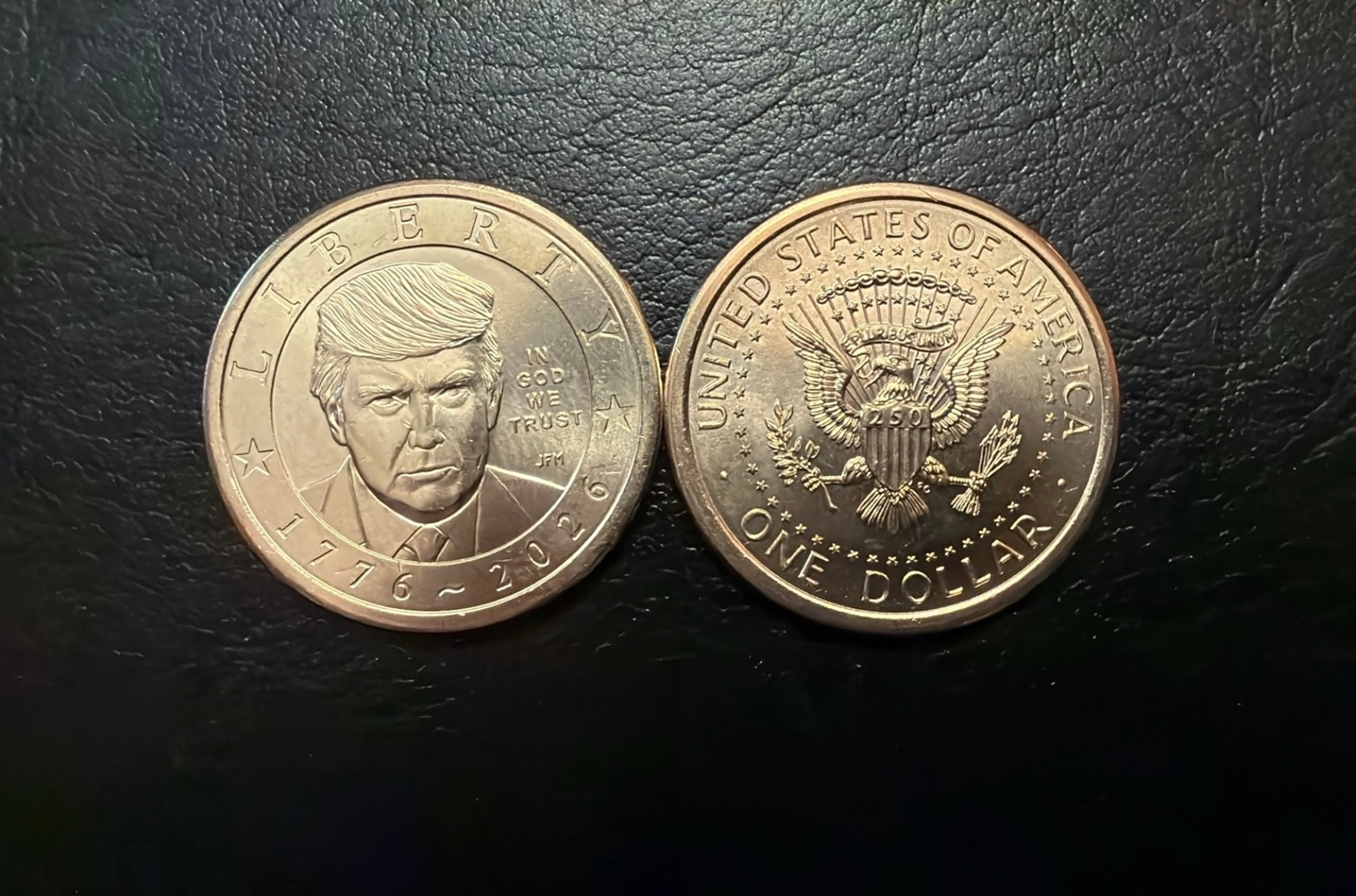 The U.S. Mint announced today that $1 coins featuring President Donald Trump's likeness have entered circulation and are for sale starting, Sept. 2, 2026.ABC News